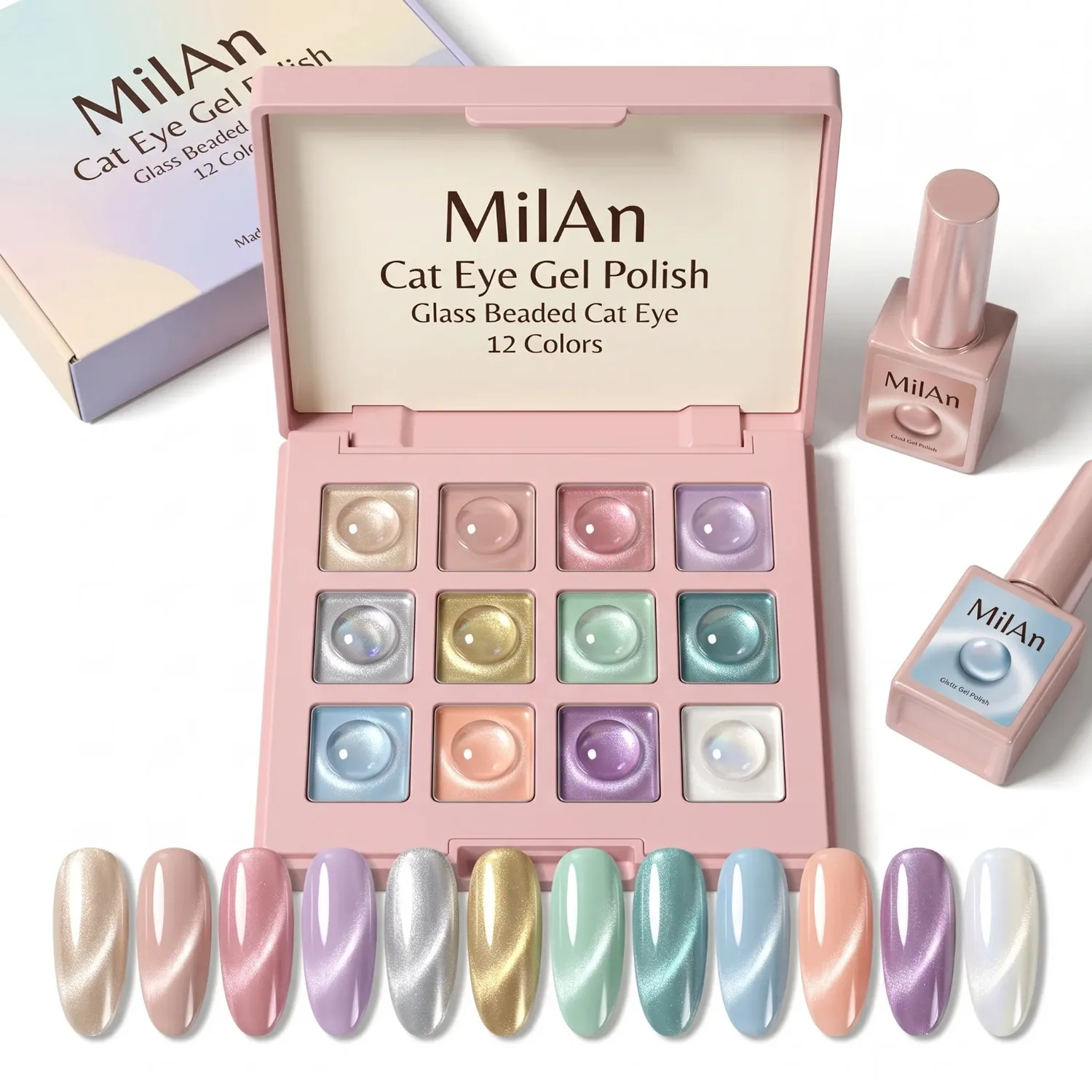 MilAn cat eye gel colour collection
