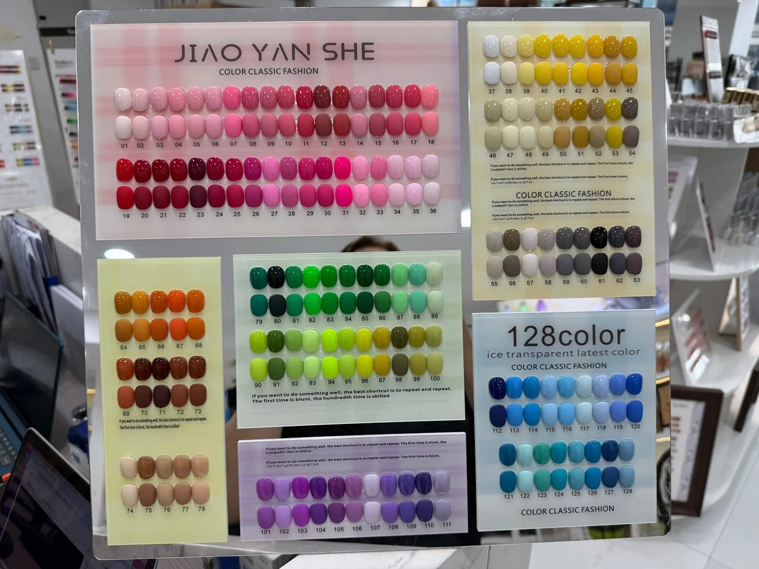 Jiao Yan She Gel Polish Colour Range