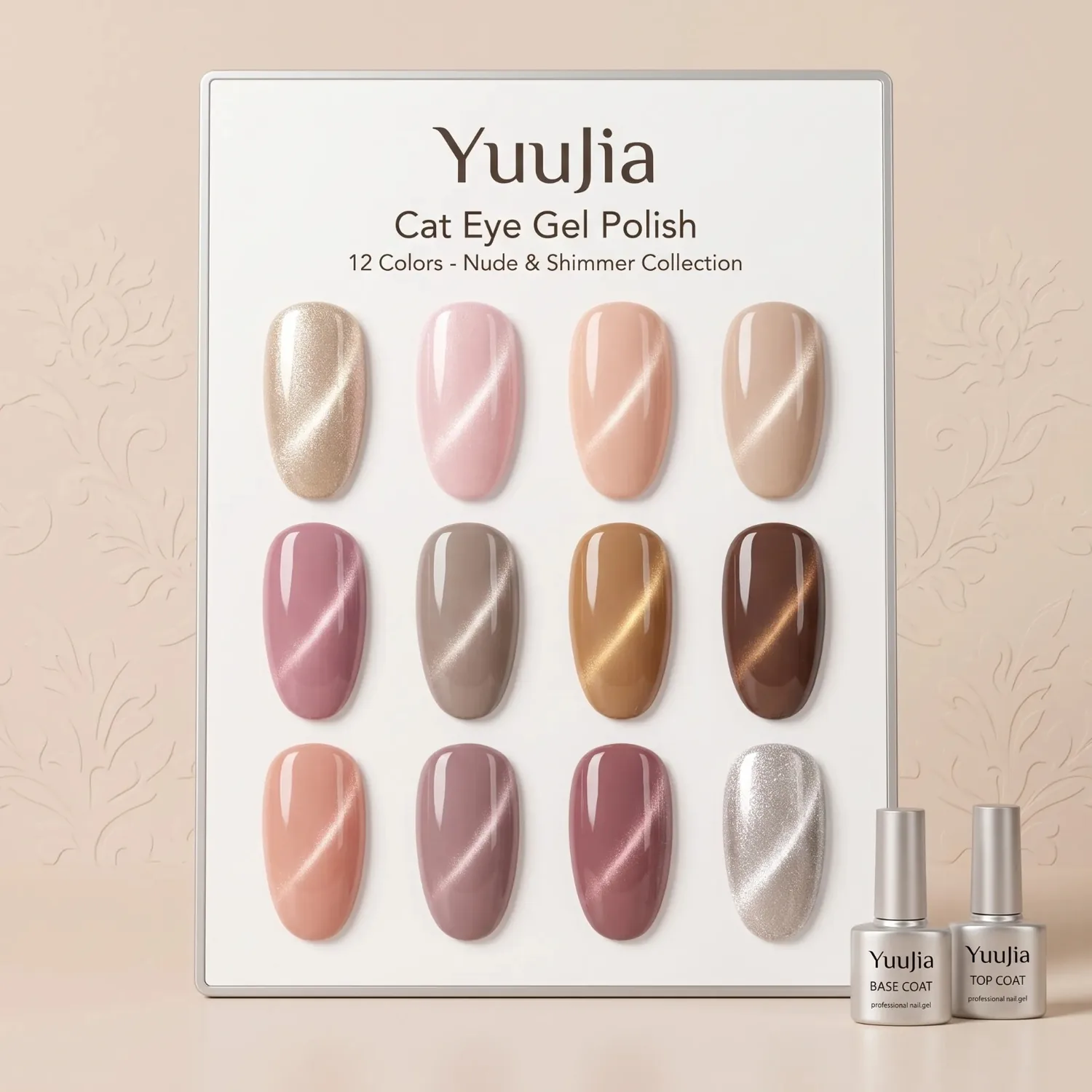 Yuujia Cat Eye Gel Polish 12 Colour Collection